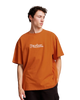 Magna Oversized T-Shirt in Rust