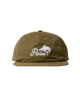 The Parlez Mens Catch 6 Panel Cap in Moss
