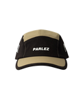The Parlez Mens Sway 5 Panel Cap in Sand