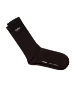 The Parlez Mens Prumo Socks in Black