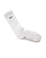 The Parlez Mens Prumo Socks in White