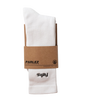 The Parlez Mens Prumo Socks in White