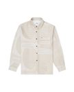 The Parlez Mens Craftwork Overshirt in Putty