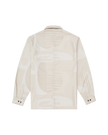 The Parlez Mens Craftwork Overshirt in Putty