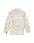 The Parlez Mens Craftwork Overshirt in Putty