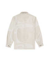 The Parlez Mens Craftwork Overshirt in Putty