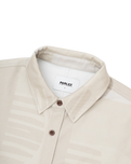 The Parlez Mens Craftwork Overshirt in Putty