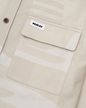 The Parlez Mens Craftwork Overshirt in Putty