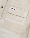 The Parlez Mens Craftwork Overshirt in Putty