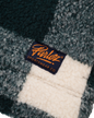 The Parlez Mens Province Check Sherpa Fleece Jacket in Deep Green