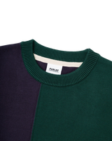 The Parlez Mens Area Knit Jumper in Midnight