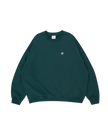 The Parlez Mens Powell Oversized Sweatshirt in Deep Green