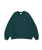 The Parlez Mens Powell Oversized Sweatshirt in Deep Green