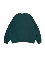 The Parlez Mens Powell Oversized Sweatshirt in Deep Green