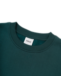 The Parlez Mens Powell Oversized Sweatshirt in Deep Green