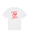 The Parlez Mens Slip T-Shirt in White