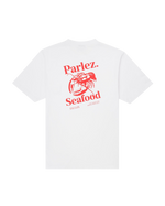 The Parlez Mens Slip T-Shirt in White