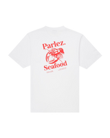 The Parlez Mens Slip T-Shirt in White