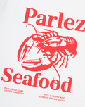 The Parlez Mens Slip T-Shirt in White