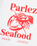The Parlez Mens Slip T-Shirt in White