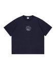 The Parlez Mens Round Oversized T-Shirt in Midnight