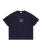 The Parlez Mens Round Oversized T-Shirt in Midnight