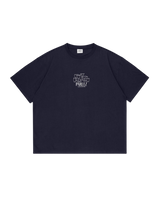 The Parlez Mens Round Oversized T-Shirt in Midnight