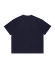 The Parlez Mens Round Oversized T-Shirt in Midnight