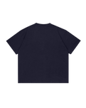The Parlez Mens Round Oversized T-Shirt in Midnight
