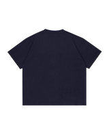 The Parlez Mens Round Oversized T-Shirt in Midnight
