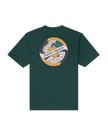 The Parlez Mens Ridgeway T-Shirt in Deep Green