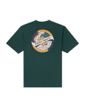 The Parlez Mens Ridgeway T-Shirt in Deep Green
