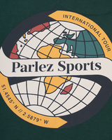 The Parlez Mens Ridgeway T-Shirt in Deep Green