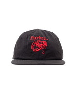 The Parlez Mens Akron 6 Panel Cap in Black