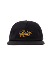The Parlez Mens Ashton 5.5 Panel Cap in Black