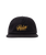 The Parlez Mens Ashton 5.5 Panel Cap in Black