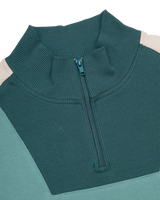 Zenith 1/4 Zip Sweatshirt in Sage Shore