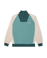 Zenith 1/4 Zip Sweatshirt in Sage Shore