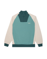Zenith 1/4 Zip Sweatshirt in Sage Shore