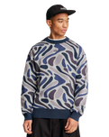 Blend Camo Knit Jumper in Midnight Camo