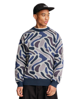 Blend Camo Knit Jumper in Midnight Camo