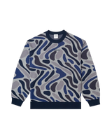 Blend Camo Knit Jumper in Midnight Camo