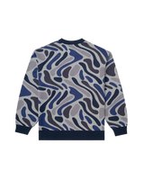 Blend Camo Knit Jumper in Midnight Camo