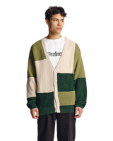Flinton Knit Cardigan in Kelp Green