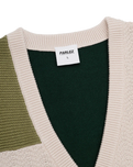 Flinton Knit Cardigan in Kelp Green