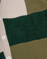 Flinton Knit Cardigan in Kelp Green