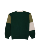 Flinton Knit Cardigan in Kelp Green