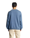 The Parlez Mens Vernon Oversized Crew Sweatshirt in China Blue