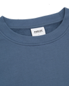 The Parlez Mens Vernon Oversized Crew Sweatshirt in China Blue