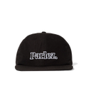 The Parlez Mens Brade 6 Panel Cap in Black